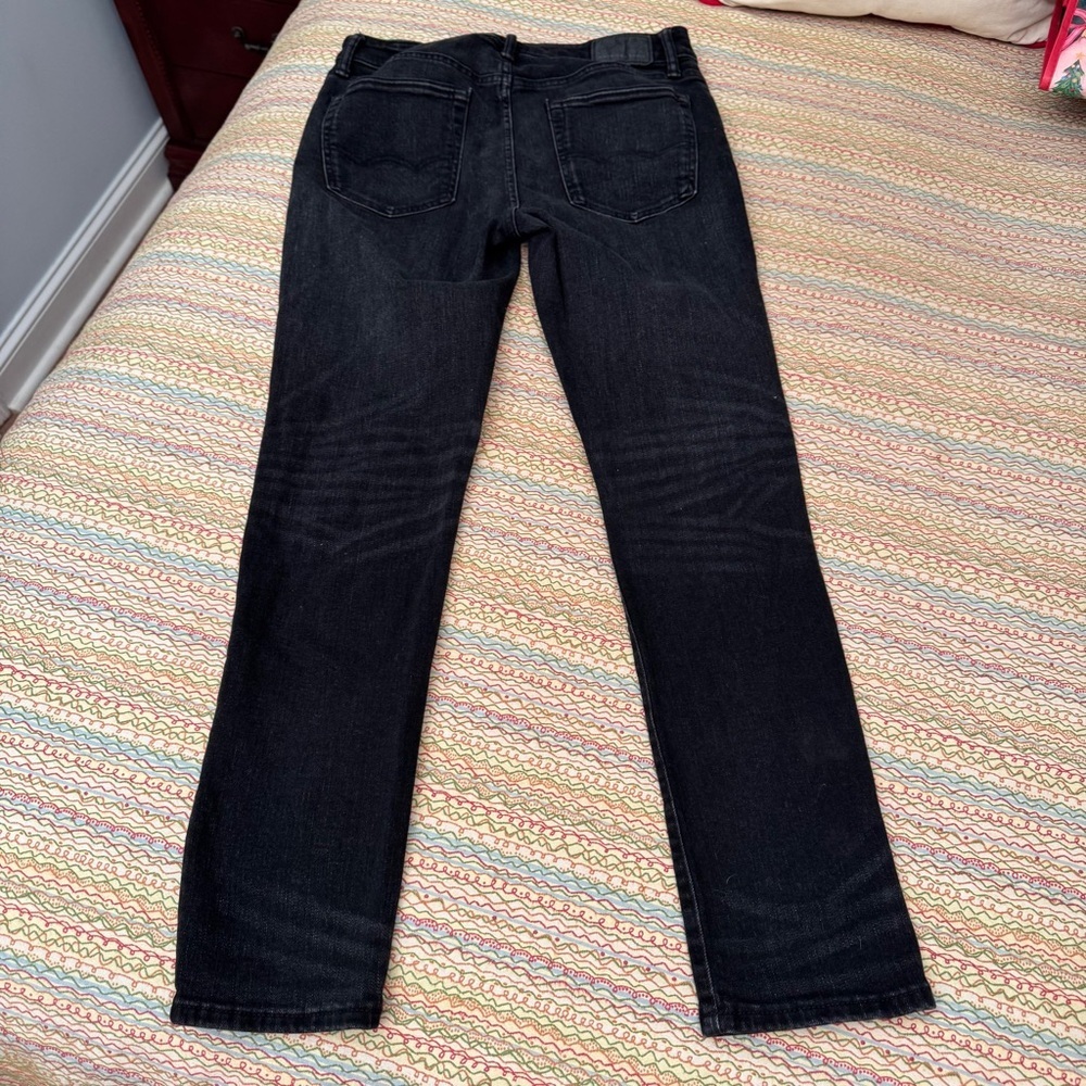 American Eagle Outfitters Men's Black Airflex+ Straight Jeans 31x30 - Picture 3 of 11